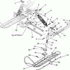 E933433 EURO LITE Front suspension and ski lite gt / 0933133 and sta...