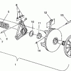 0933433 LITE Drive clutch assembly lite / 0933433,starlite / 09...