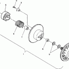 EURO TRAIL - E930761 Driven clutch assembly trail deluxe / 0930243