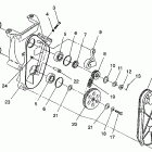 TRAIL - 0930761 Chaincase assembly trail / 0930761 and  trail delu...