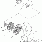 0930865 CLASSIC TOURING Recoil starter assembly classic  /  0930864 and  c...