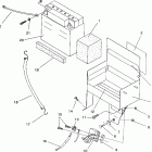 EURO 500 EFI - E930674 Battery box assembly 500 efi  /  0930674 and  500 ...