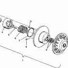 0930768 RXL Driven clutch assembly rxl / 0930768 and rxl sks /...