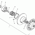 Widetrak GT - X932061 Driven clutch assembly widetrak gt  /  x932061