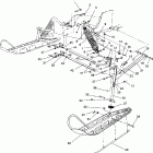 EURO TRAIL - E930761 Front suspension and ski trail / 0930761 and  trai...