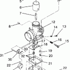 440 XCR - 0931760 Carburetor assembly 440 xcr  /  0931760