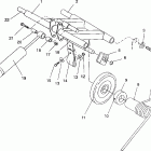 440 SKS - 0930560 Rear torque arm assembly 440  /  0930760 and 440 s...