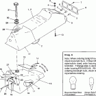 EURO 500 EFI - E930674 Seat and gas tank assembly 500 efi / 0930674 and  ...