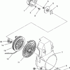 440 SKS - 0930560 Recoil starter assembly 440  /  0930760 and 440 sk...
