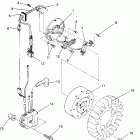 Widetrak GT - X932061 Magneto assembly widetrak gt  /  x932061