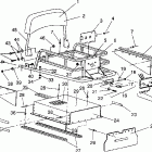 WIDE TRAK - 0932064 Rack and tunnel extension assembly widetrak  /  09...