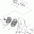 EURO 500 EFI - E930674 Recoil starter assembly 500 efi  /  0930674 and  5...