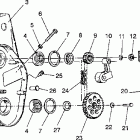 E933433 EURO LITE Chaincase assembly lite gt / 0933133 and starlite ...