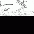 TRX450ES Подножка