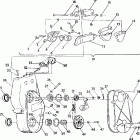 0921760 440 XCR Brake and chaincase 440 xcr