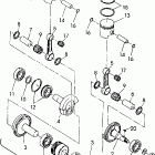 0920760 440 Piston and crankshaft 440