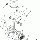 0923027 STARLITE Piston and crankshaft  star lite