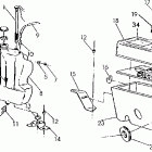 0920760 440 Oil tank / air box assembly 440