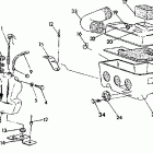 S920758 SWE 650 Oil tank / air box assembly 650