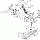 S922064 SWE WIDE TRAK Front suspension and ski widetrak