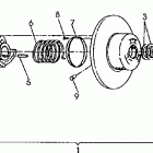 0921760 440 XCR Driven clutch 440 xcr