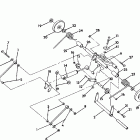 X920674 500 SP Rear torque arm 500 sp
