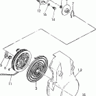 0921760 440 XCR Recoil starter  440 xcr