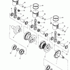 0920767 XLT SP Crankshaft and piston   500 xlt