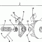 0920767 XLT SP Drive clutch   500 xlt