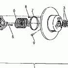 0920865 CLASSIC Driven clutch 500 and 500 classic