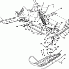 S920758 SWE 650 Front suspension and ski 650