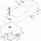 S922064 SWE WIDE TRAK Seat / gas tank assembly widetrak
