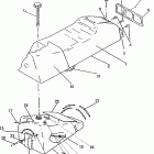 0920568 650 RXL SKS Seat / gas tank assembly rxl / rxl sks