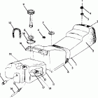 S922443 SWE SPORT GT Seat gas / tank assembly sport gt