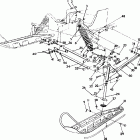 0920674N 500 SPX Front suspension and ski 500 spx
