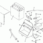 0920568 650 RXL SKS Battery box assembly rxl / rxl sks