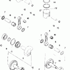 0910262 TRAIL DELUXE Piston and crankshaft  trail