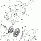 S913033 SWE LITE Blower housing / recoil starter indy lite