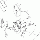 0910568 650 RXL SKS Battery box asm.  650 rxl