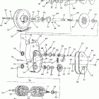 S910758 SWE 650 Brake and chaincase 650 and 650 sks from serial nu...