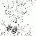 0910262 TRAIL DELUXE Blower housing and recoil starter  trail