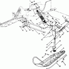 S910758 SWE 650 Front suspension and ski 650 and 650 sks