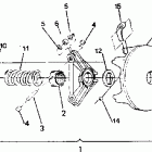 0910568 650 RXL SKS Drive clutch 650 rxl to serial no. 1825512