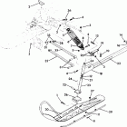 S913033 SWE LITE Front suspension and ski indy lite and star lite