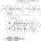 0910568 650 RXL SKS Brake and chaincase 650 rxl
