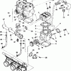 0910568 650 RXL SKS Cylinder and manifold 650 rxl