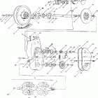 0910865 500 CLASSIC Brake and chaincase 500 and 500 classic to serial ...
