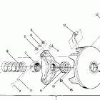 0910759 400 Drive clutch 400