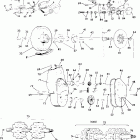0900758 650 Brake and chaincase all swedish snowmobiles except...