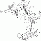 S902064 SWE WIDE TRAK Front suspension and ski